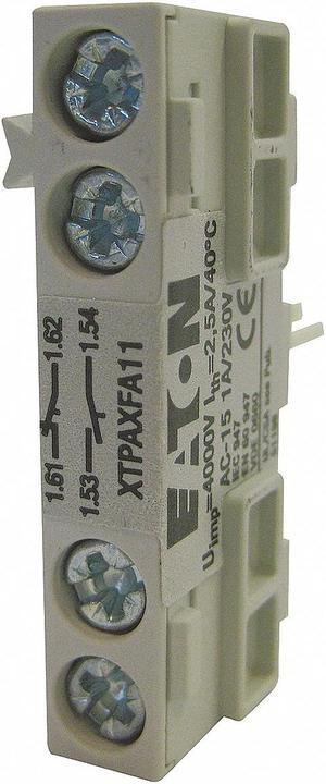 EATON XTPAXFA11 Frnt Aux Contact,1NO/1NC,For XT MMP B&D