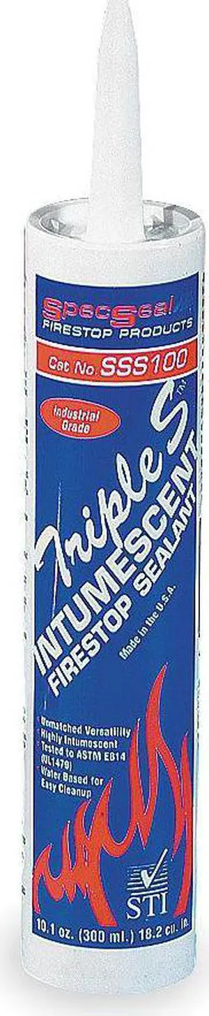 STI SSS100 Fire Barrier Sealant,10.1 oz.,Red