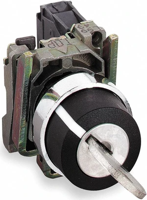 SCHNEIDER ELECTRIC XB4BG61 SelectorSwitch,Keyed,Non-Illum,2Pos,22mm SCHNEIDER ELECTRIC XB4BG61 SelectorSwitch,Keyed,Non-Illum,2Pos,22mm
