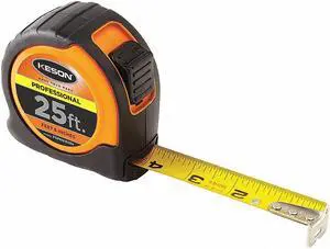 KESON PGPRO1825V 25 ft Tape Measure, 1 in Blade