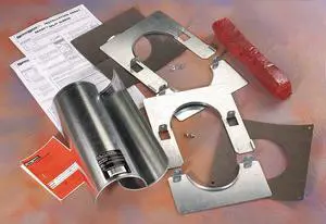 Split Sleeve Kit, 12 In.L, 1 In.D, Steel
