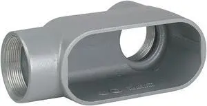 HUBBELL KILLARK OLB-1M Conduit Outlet Body, LB, 1/2 In., Conduit Outlet Body