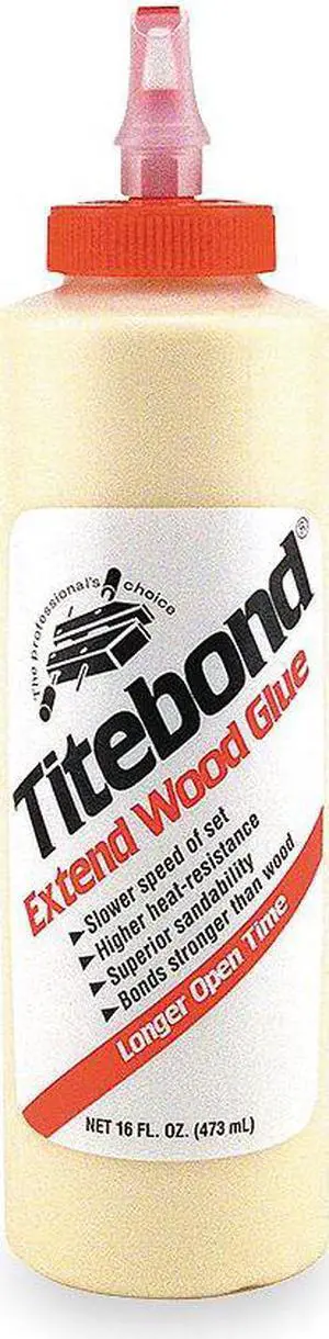 TITEBOND 9104 Wood Glue, Original Extend Series, Yellow, 24 hr Full Cure, 16