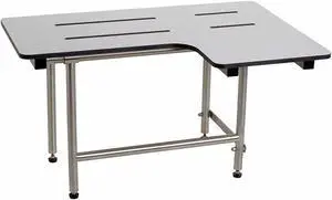 Wingits Rev. L-shaped Shower Seat w/l,32x22.5 In  WSLX320225PWREV