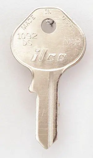 Key Blank, Brass, Type M13,4 Pin, PK10