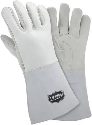 IRONCAT 9061/L Welding Gloves, Gauntlet Cuff, Reinforced Thumb, Premium