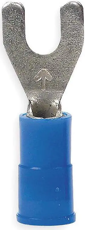 3M MNG14-10FLX Fork Terminal, #10 Stud Size, 14 AWG, 600 V, Nylon Insulated,