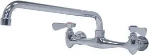 Splash Mounted Faucet, 12 In Long