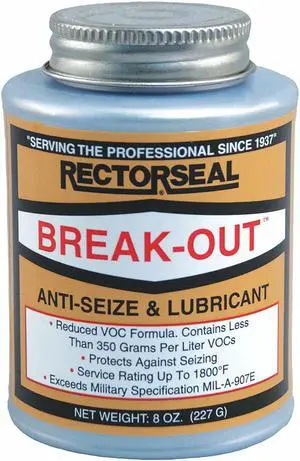 Rectorseal Gen Purp Anti-Seize,8 oz.,BrshTp Cn  73551