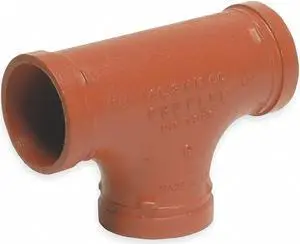 ZORO SELECT 0390016889 Tee,4",Iron,1000 psi