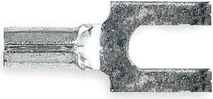 3M M18-10FBX Fork Terminal, #10 Stud Size, 18 AWG, 600 V, Bare Insulated, Red,