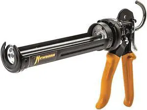 NEWBORN 373-XSP Caulk Gun, 10 oz Container Size, Steel, 26:01:00, Revolving