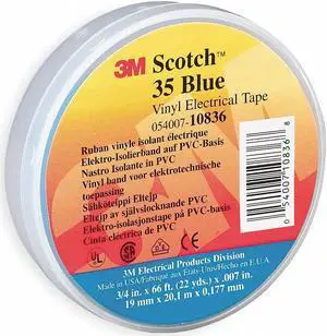 Scotch Electrical Tape 35 3/4X66 BLUE
