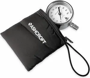 ASHCROFT 30-1084S 02L 100 PSI Test Pressure Gauge, 0 to 100 psi, 3 in Dial, 1/4