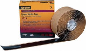 3M 2228-1X10FT Rubber Mastic Electrical Tape, 2228, Scotch, 1 in W x 10 ft L,