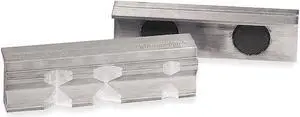 WILTON P-4.5 Magnetic Jaw Cap,4 1/2,Prism,PK2