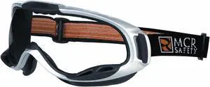 MCR SAFETY PGX110AF Safety Goggles, Clear Anti-Fog, Scratch-Resistant Lens,