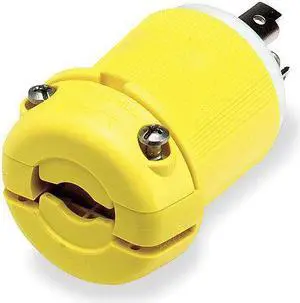 HUBBELL WIRING DEVICE-KELLEMS HBL26CM11 Locking Plug, L5-30P, 30 A, 125V AC,