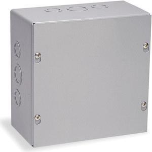 Junctn Box Enclsur,Mtllc,8InHx6InWx6InD WIEGMANN SC060806NK