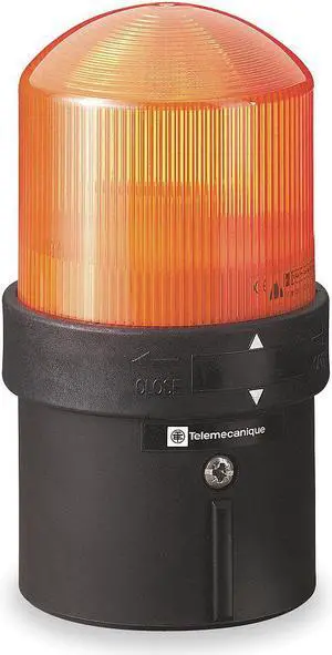 SCHNEIDER ELECTRIC XVBL4B5 Warning Light,LED,Orange,24VAC/24-48VDC