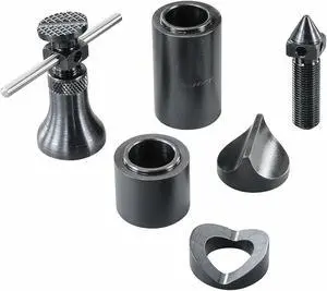STARRETT S190 Jack Screw Set,2-1/4 to 3-3/8 In,6 Pcs