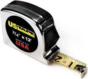 US TAPE 56907 12 ft Tape Measures, 3/4 in Blade