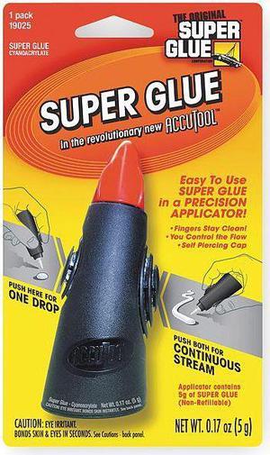 SUPER GLUE 19025 Spray Adhesive, Accutool Series, Clear, 18.1 oz, Aerosol Can