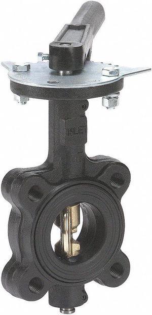 MILWAUKEE VALVE ML-233E 3 Butterfly Valve,Lug Style,Pipe Size 3 In