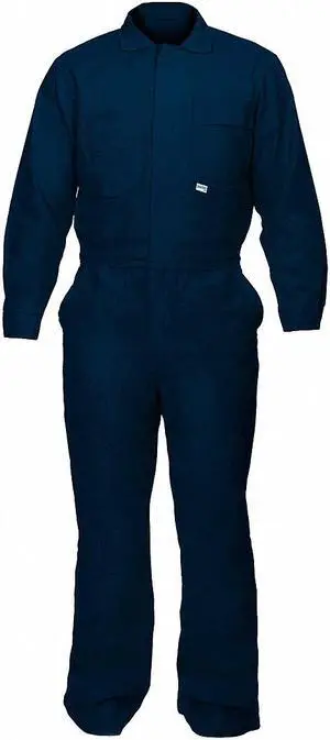 CHICAGO PROTECTIVE APPAREL 605-IND-N- L Coverall, 10.8 cal/sq cm ATPV, L, 32 in