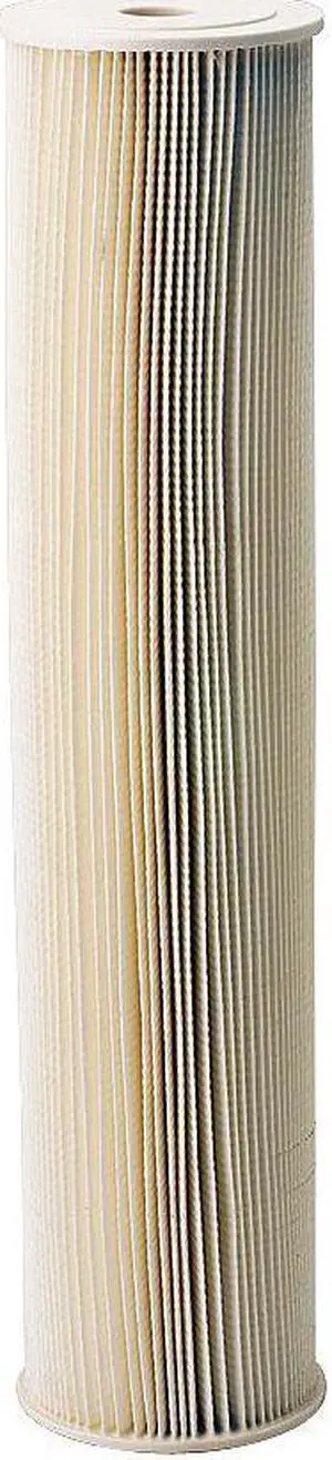 PENTAIR/PENTEK 255496-75 Pleated Filter Cartridge, 20 gpm, 50 Micron, 4-1/2"