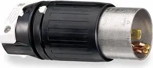 HUBBELL WIRING DEVICE-KELLEMS HBL3765C 50A Twist-Lock Plug 3P 4W 600VAC/250VDC