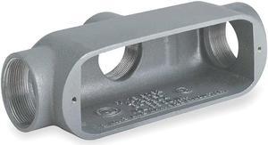 HUBBELL KILLARK OTB-1 Conduit Outlet Body,TB,1/2 In.