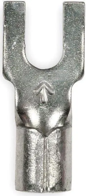 3M M10-6FBX 12-10 AWG Non-Insulated Block Fork Terminal #6 Stud PK50