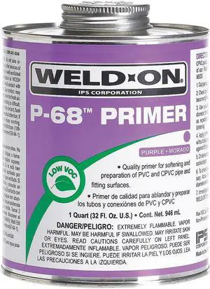 WELD-ON 13993 P-68 Primer PVC/CPVC 1/2 Pint