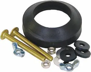 KISSLER & CO 68-7582 Tank to Bowl Kit, Brass and Rubber, Gerber