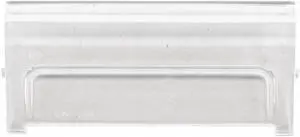 QUANTUM STORAGE SYSTEMS WUS224 Clear Plastic Bin Window, 12 PK