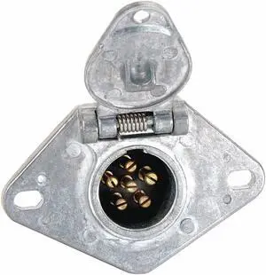 VELVAC 055052 Trailer Connector Socket,12-24V