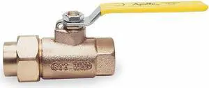 APOLLO 7030401 3/4" FNPT Bronze Ball Valve Inline Single Union