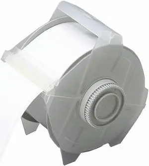 BRADY 76698 Label Tape Cartridge, White, Labels/Roll: Continuous