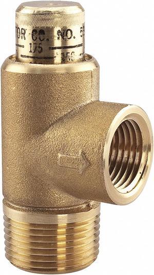 WATTS 1/2 LF530-C Adjustable Relief Valve,1/2 In,175 psi