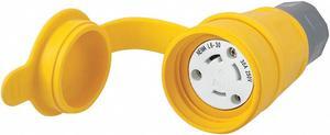 HUBBELL HBL29W48 30A Watertight Locking Connector 2P 3W 250VAC L6-30R
