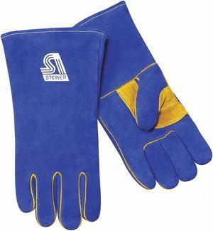 STEINER 2519B-L Welding Gloves,L,14 In. L,Side Split,PR