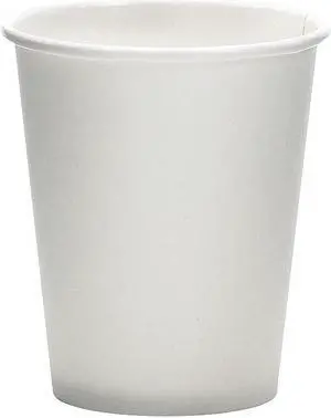 Dixie 10 oz. Paper Disposable Hot Cup, White, 1000 PK   2340W