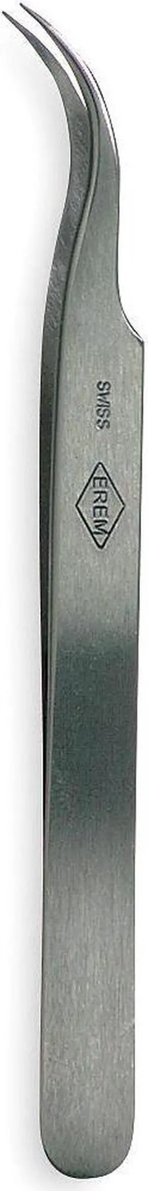 Tweezer,Fine Tip,Curved,Swiss EREM 7SA