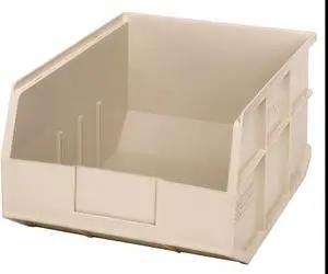 QUANTUM STORAGE SYSTEMS SSB445IV Shelf Storage Bin, Polypropylene, Ivory, 7 in