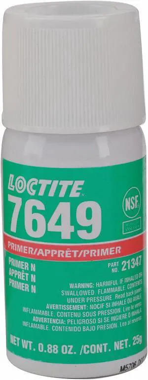 LOCTITE 231020 Primer N 7649,Aerosol Can,25g,Green 7649(TM) Primer(TM)