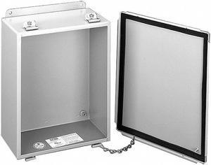 Junc Box Enclsr,Mtlic,4In.Hx 4In.Wx3In.D HOFFMAN A404LP