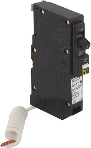 SQUARE D QOB120CAFI Miniature Circuit Breaker, HOMELINE Series, 20A, 1 Pole,