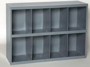 DURHAM MFG 396-95 Prime Cold Rolled Steel Pigeonhole Bin Unit , 12 in D x 23