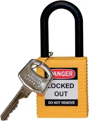 Brady Lockout Padlock  Includes English, Spanish, French Lockout Labels 123327